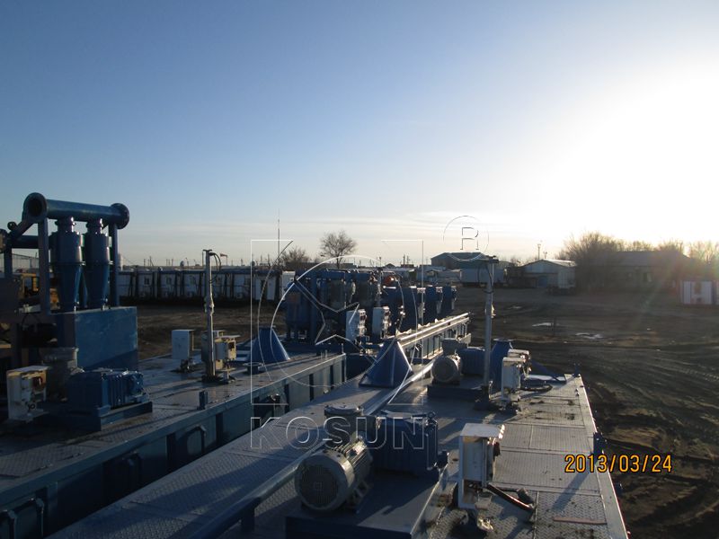 科迅机械固控系统70D低温固控系统在中石油长城钻探公司哈萨克斯坦项目中得到使用